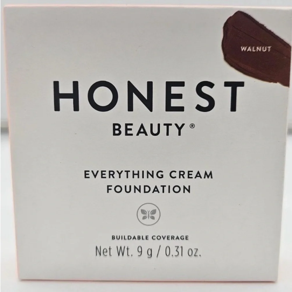 Honest Beauty Everything Cream Foundation 0.31 oz Walnut Buildable Blendable